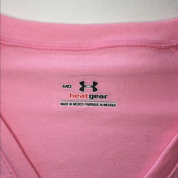 Under Armour Pink T-shirt Size M - Picture 6 of 8
